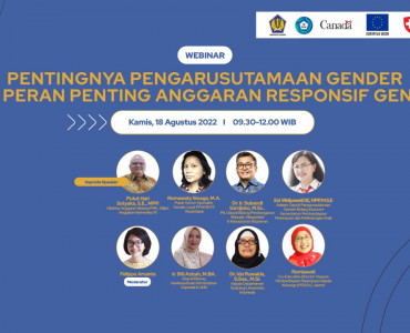 Webinar Pentingnya Pengarusutamaan Gender dan Peran Penting Anggaran Responsif Gender