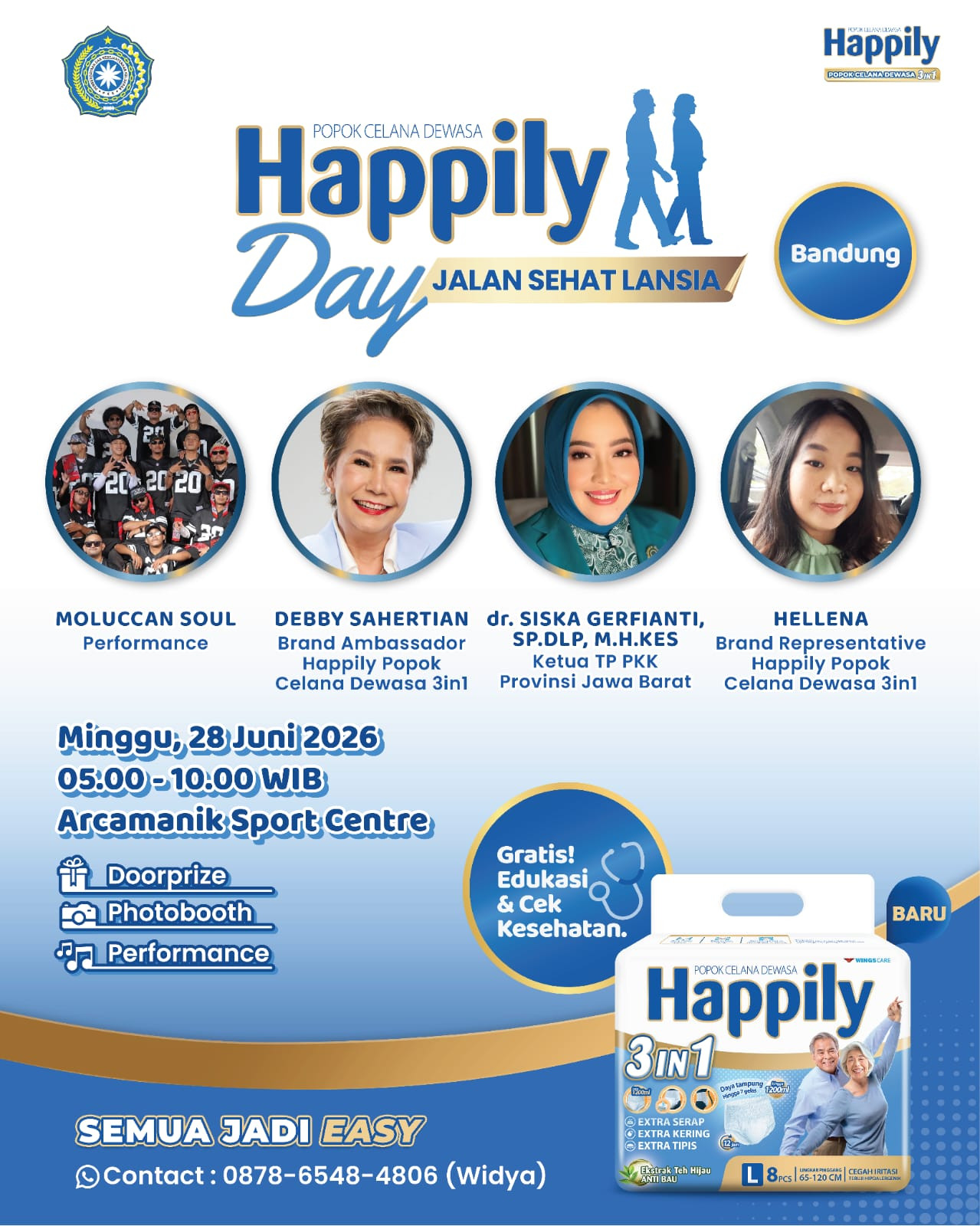 Happily Day Jalan Sehat 1000 Lansia Hadir Di Bandung