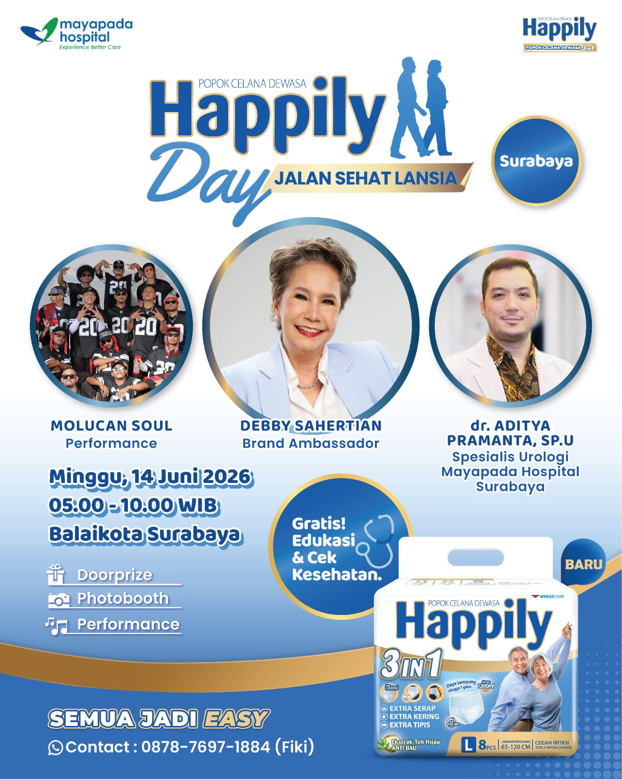 Happily Day, Jalan Sehat 1000 Opa Oma Di Surabaya