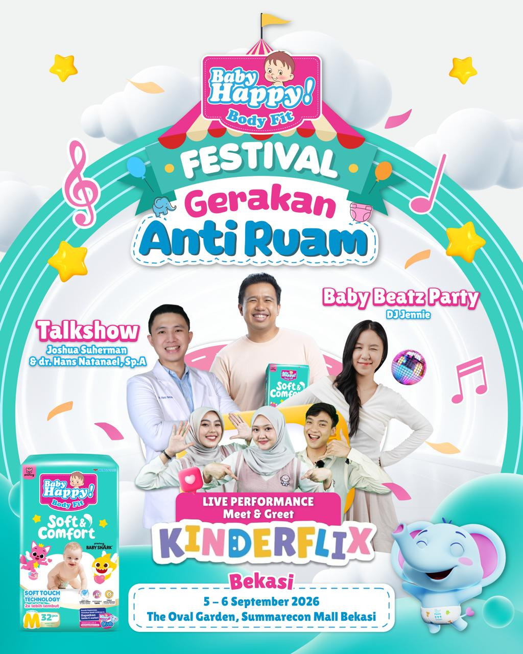 Halo Warga Bekasi, Nantikan Festival Gerakan Anti Ruam Di Kota Anda